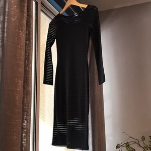 Black long sleeve HM dress